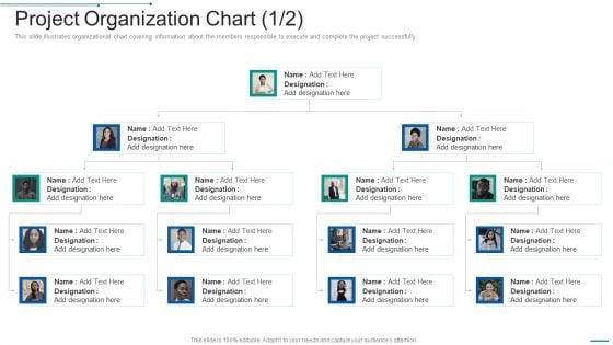 PMP Toolkit Project Organization Chart Ppt Portfolio Layout Ideas PDF