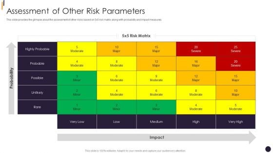 PMP Tools Assessment Of Other Risk Parameters Pictures PDF