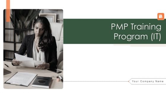 PMP Training Program IT Ppt PowerPoint Presentation Complete Deck With Slides