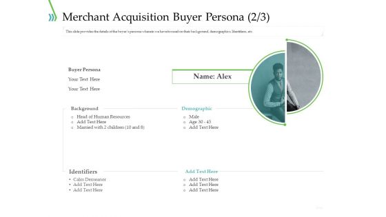 POS For Retail Transaction Merchant Acquisition Buyer Persona Inspiration PDF