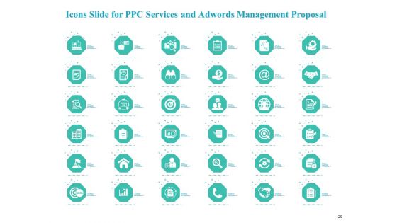 PPC Services And Adwords Management Proposal Ppt PowerPoint Presentation Complete Deck With Slides