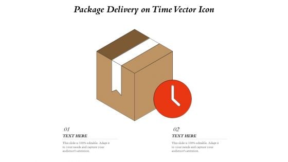 Package Delivery On Time Vector Icon Ppt PowerPoint Presentation Ideas Format Ideas PDF