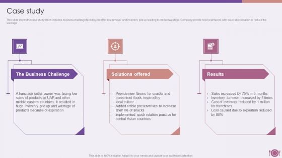 Packaged Food Firm Description Case Study Download PDF