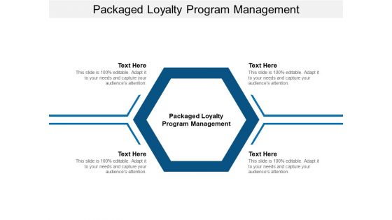 Packaged Goods Loyalty Program Management Ppt PowerPoint Presentation Infographics Layout Cpb