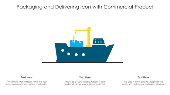 Packaging And Delivering Icon With Commercial Product Rules PDF