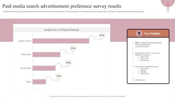 Paid Media Search Advertisement Preference Survey Results Download PDF