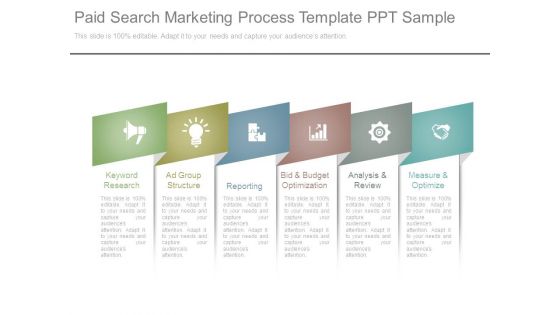 Paid Search Marketing Process Template Ppt Sample