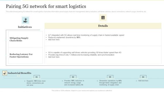 Pairing 5G Network For Smart Logistics Summary PDF