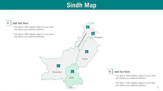 Pakistan Country And Territory Map PowerPoint Template