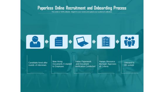 Paperless Online Recruitment And Onboarding Process Ppt PowerPoint Presentation Professional Icon PDF