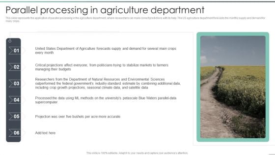 Parallel Processing In Agriculture Department Download PDF