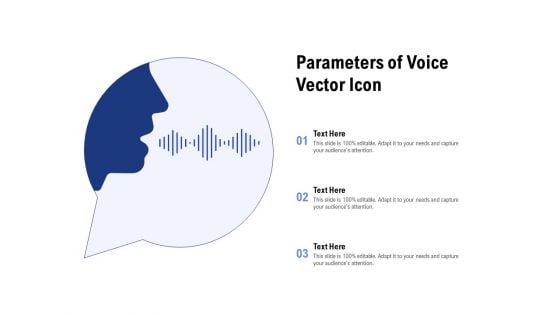 Parameters Of Voice Vector Icon Ppt PowerPoint Presentation Outline Samples