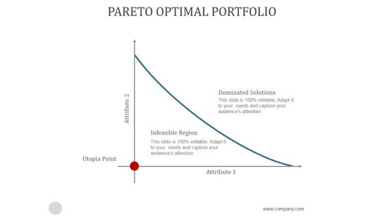 Pareto Optimal Portfolio Ppt PowerPoint Presentation Deck