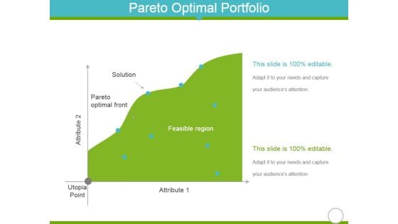 Pareto Optimal Portfolio Ppt Powerpoint Presentation Summary Graphics Download