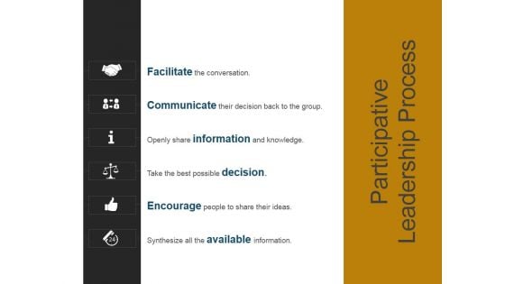 Participative Leadership Process Ppt PowerPoint Presentation Visuals Participative Leadership Process Ppt PowerPoint Presentation Visuals