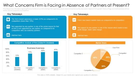 Partner Advertisement Strategy What Concerns Firm Is Facing In Absence Of Partners At Present Demonstration PDF