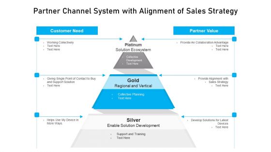 Partner Channel System With Alignment Of Sales Strategy Ppt Slides Example Topics PDF