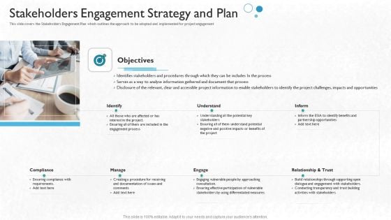 Partner Engagement Planning Procedure Stakeholders Engagement Strategy And Plan Slides PDF