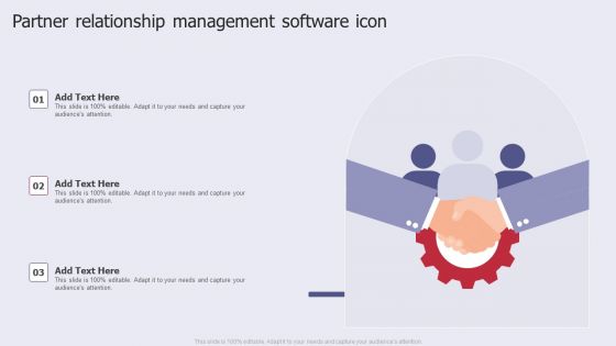Partner Relationship Management Software Icon Designs PDF