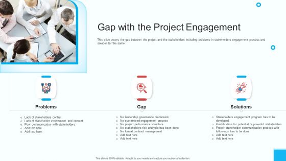 Partner Strategy Initiative Gap With The Project Engagement Ppt Gallery Rules PDF