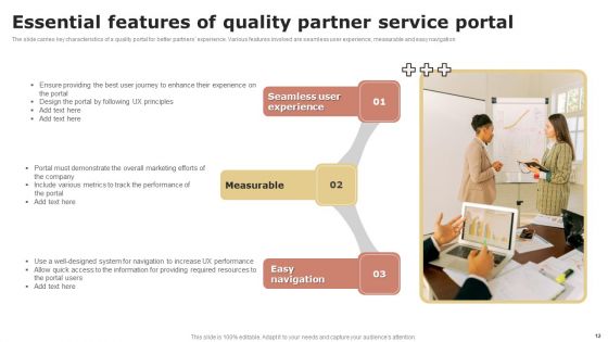 Partners Service Portal Ppt PowerPoint Presentation Complete Deck With Slides