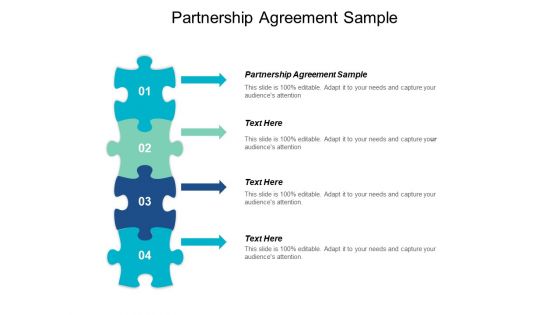 Partnership Agreement Sample Ppt PowerPoint Presentation Model Styles Cpb