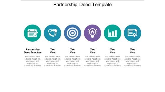 Partnership Deed Template Ppt PowerPoint Presentation Slides Maker Cpb