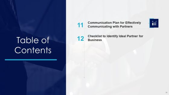 Partnership Management Strategies Ppt PowerPoint Presentation Complete Deck With Slides Slide31