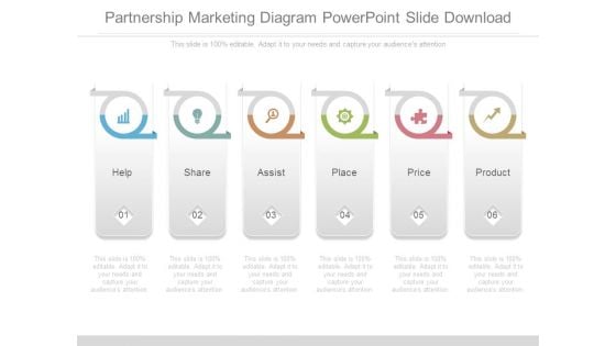 Partnership Marketing Diagram Powerpoint Slide Download