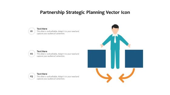 Partnership Strategic Planning Vector Icon Ppt PowerPoint Presentation Gallery Ideas PDF