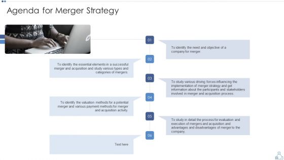 Partnership Tactical Plan To Promote Expansion And Value Formation Agenda For Merger Strategy Infographics PDF