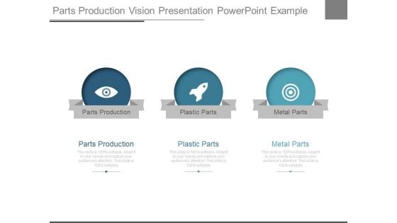 Parts Production Vision Presentation Powerpoint Example