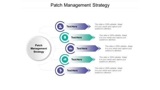 Patch Management Strategy Ppt PowerPoint Presentation Icon Good Cpb