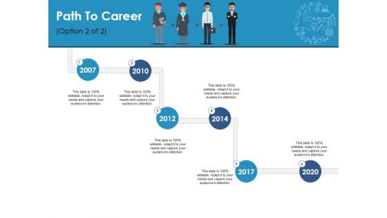 Path To Career Ppt PowerPoint Presentation Ideas Example