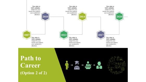 Path To Career Ppt PowerPoint Presentation Slides