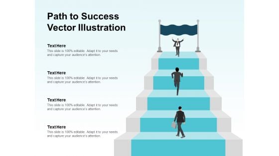 Path To Success Vector Illustration Ppt PowerPoint Presentation Model Template