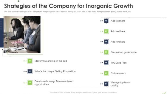 Paths To Inorganic Expansion Strategies Of The Company For Inorganic Growth Ppt Styles PDF Paths To Inorganic Expansion Strategies Of The Company For Inorganic Growth Ppt Styles PDF