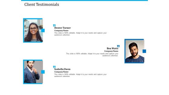 Pathways To Envirotech Sustainability Client Testimonials Diagrams PDF