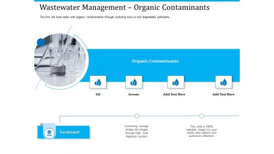 Pathways To Envirotech Sustainability Wastewater Management Organic Contaminants Demonstration PDF