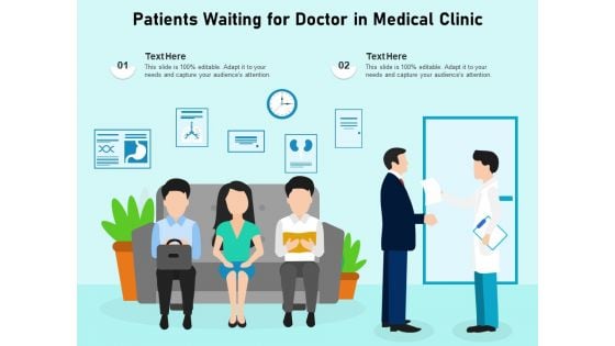 Patients Waiting For Doctor In Medical Clinic Ppt PowerPoint Presentation Gallery Smartart PDF