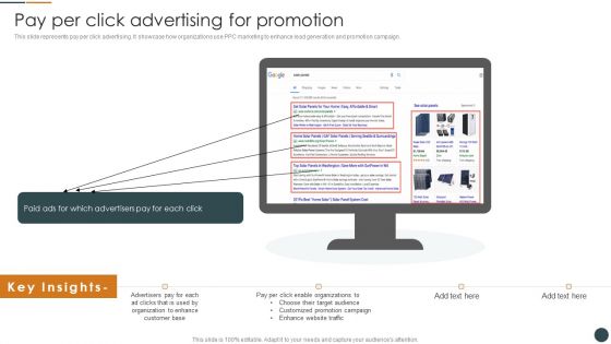 Pay Per Click Advertising For Promotion Brand Promotion Techniques To Enhance Download PDF