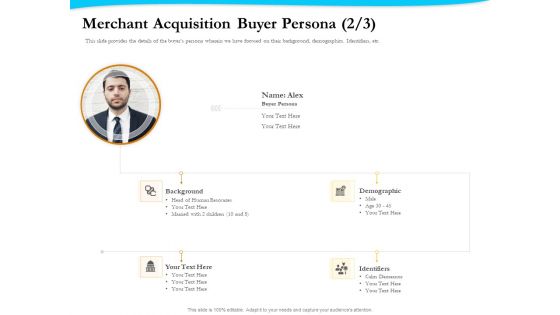 Payment Processor Merchant Acquisition Buyer Persona Infographics PDF