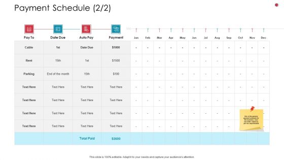 Payment Schedule Rent Business Analysis Method Designs PDF Payment Schedule Rent Business Analysis Method Designs PDF