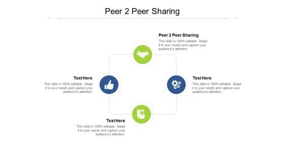 Peer 2 Peer Sharing Ppt PowerPoint Presentation Professional Design Inspiration Cpb Pdf