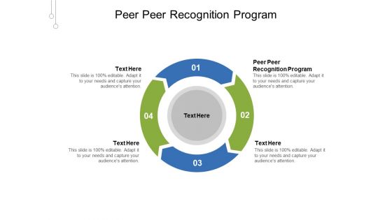 Peer Peer Recognition Program Ppt PowerPoint Presentation Infographic Template Format Cpb