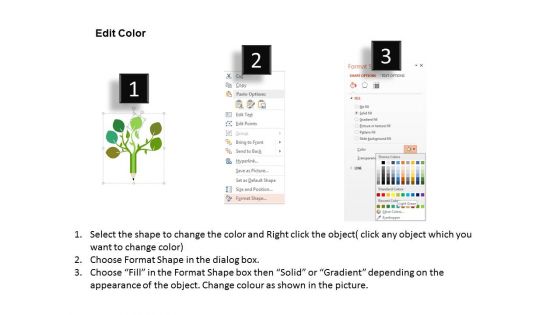 Pencil Design Tree With Icons For Financial Growth Powerpoint Template