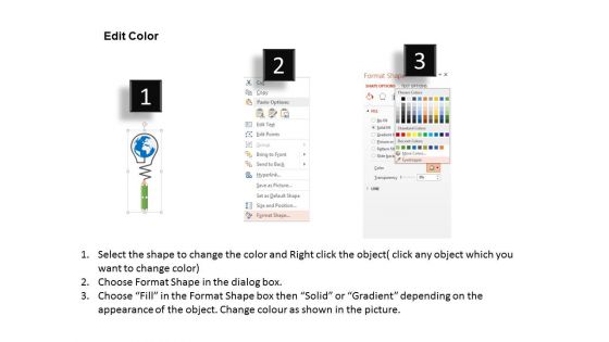 Pencil Drawing With Globe And Icons Powerpoint Template