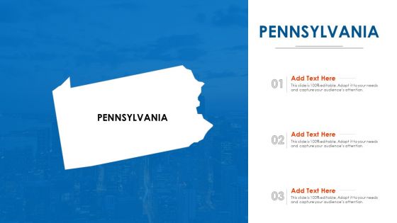 Pennsylvania PowerPoint Presentation Ppt Template PDF