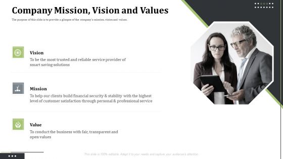 Pension Alimony Company Mission Vision And Values Structure PDF