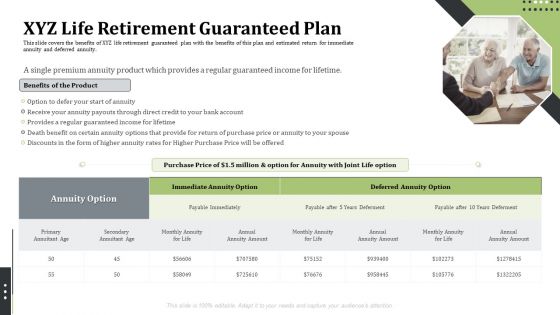 Pension Alimony XYZ Life Retirement Guaranteed Plan Topics PDF Pension Alimony XYZ Life Retirement Guaranteed Plan Topics PDF